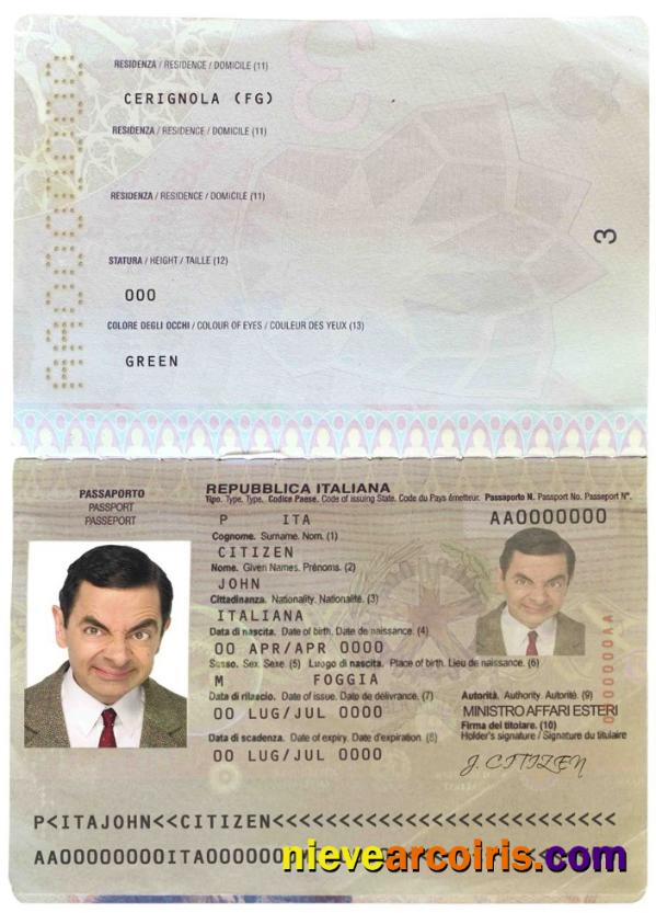 Italy passport